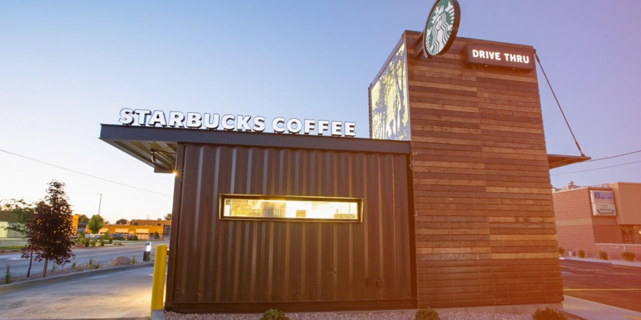 Container Modification: Starbucks LEED-Certified Drive-Thru